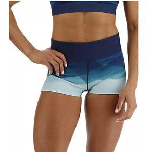 TYR Base Kinetic Women's High-Rise 2" Shorts  Forge Blue Multi Women's Size XL